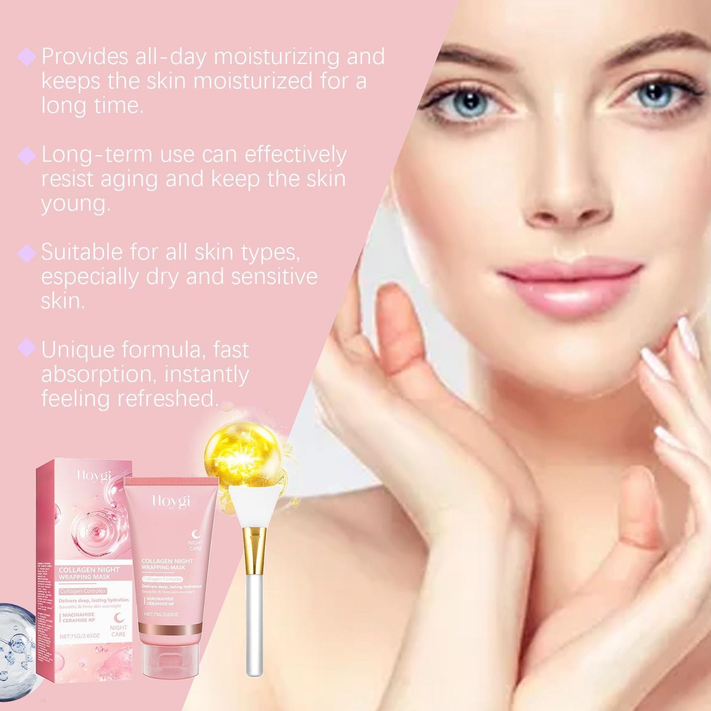 Collagen Anti-Wrinkle Peel-Off Cream Mask