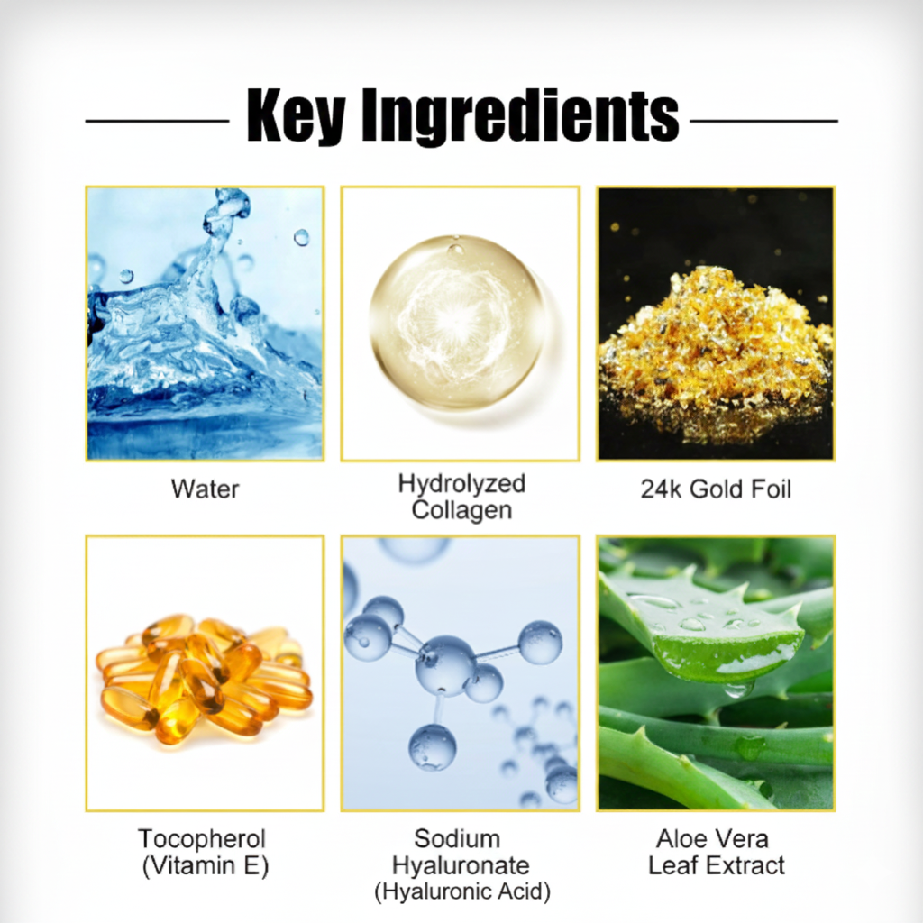 12 Pair Collagen 24K Gold Eye Mask Patches For Dark Circles, Puffy Eyes, & Eye Bags