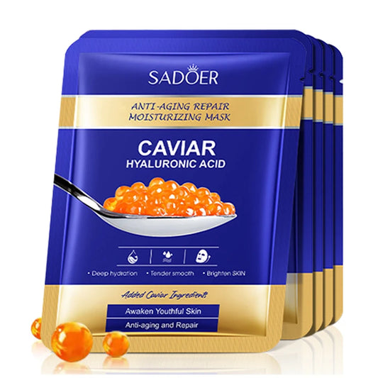 Caviar Hyaluronic Acid Hydrating Face Mask – Moisturizing & Brightening