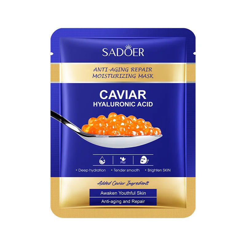 Caviar Hyaluronic Acid Hydrating Face Mask – Moisturizing & Brightening