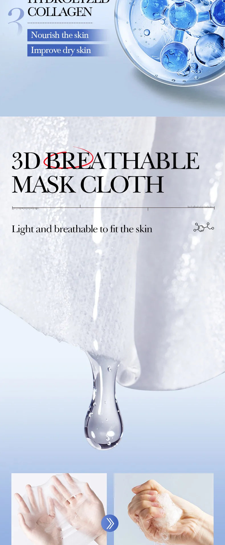 Caviar Hyaluronic Acid Hydrating Face Mask – Moisturizing & Brightening