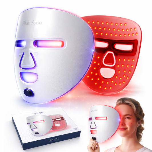LED Red Light Therapy Face Mask — Skin Rejuvenation & Anti-Aging Treatment